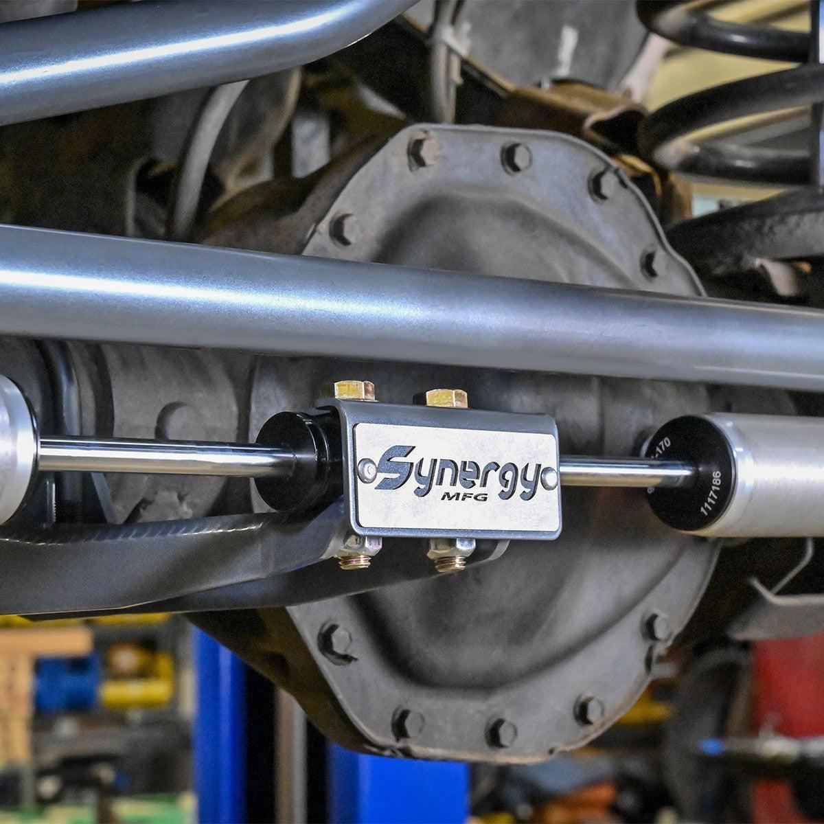 2003-2013 Cummins Dual Steering Stabilizer Bracket (8510-01)-Steering Stabilizer-Synergy MFG-Dirty Diesel Customs