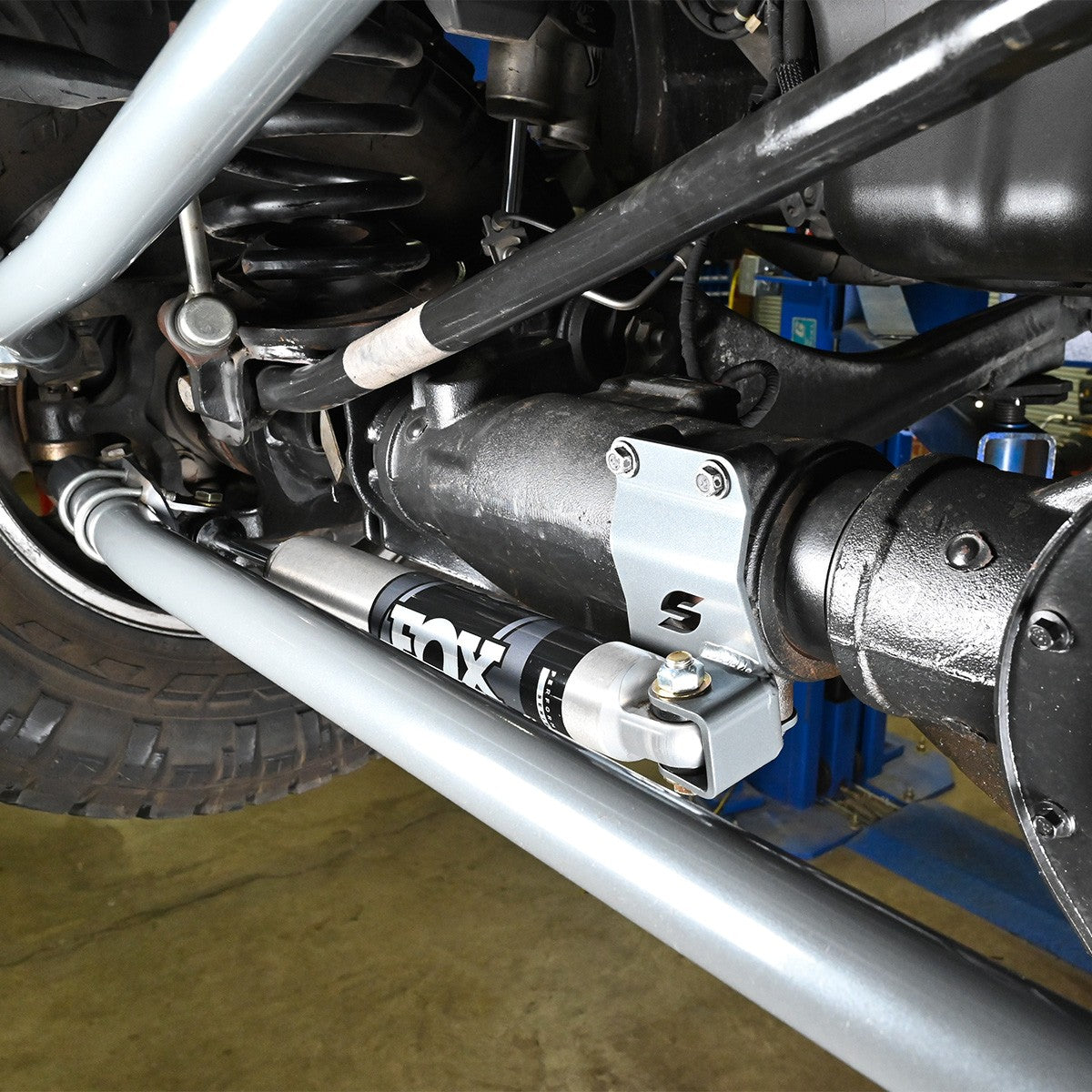 2003-2013 Cummins HD Steering Kit w/ Dual FOX IFP Stabilizers - Steering Kit - Synergy MFG - Dirty Diesel Customs