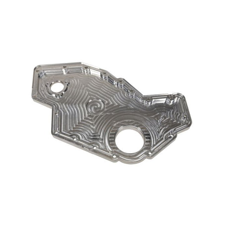 2003-2018 Cummins Billet Aluminum Front Cover (FPE-CUMM-FRTCVR-RAW)-Engine Cover-Fleece Performance-Dirty Diesel Customs