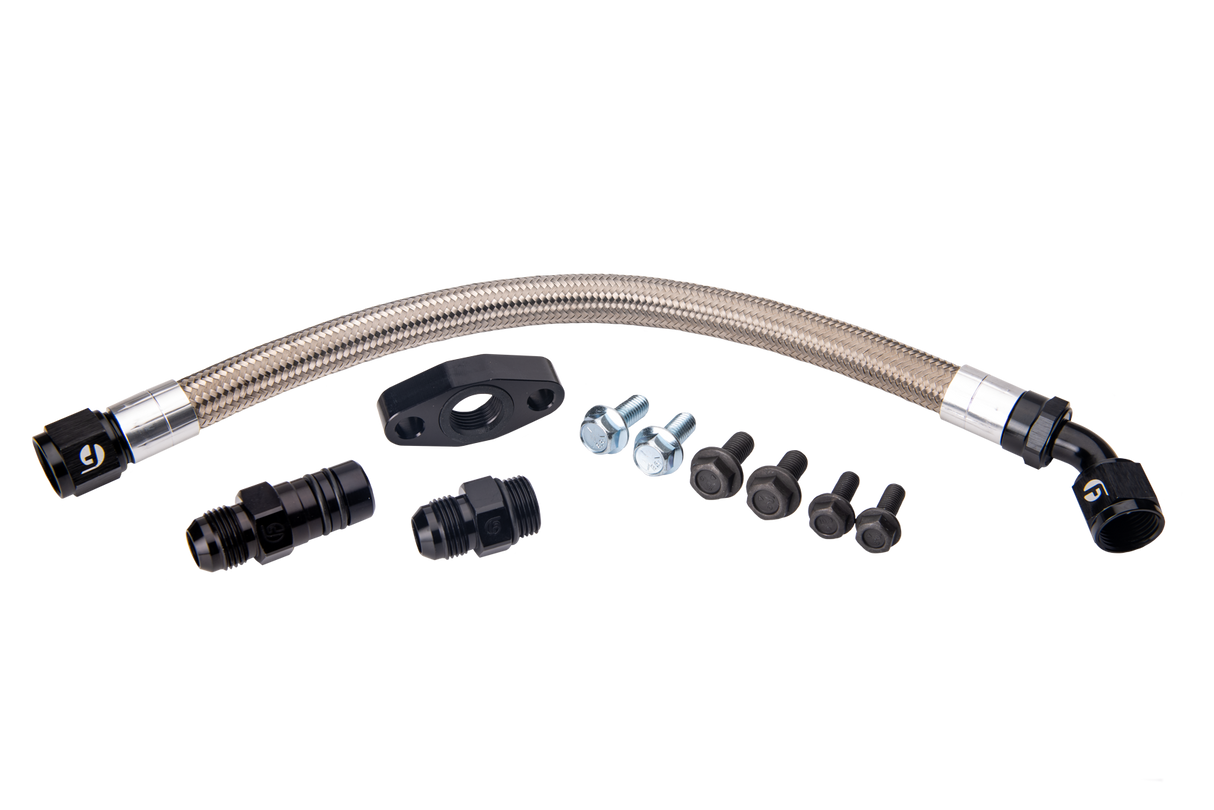 2003-2020 Cummins Turbo Drain Tube Kit (FPE-CTDT-KIT)-Turbo Kit Accessory-Fleece Performance-Dirty Diesel Customs