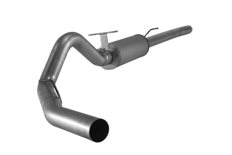 2003.5-2007 Powerstroke 4" Cat Back Exhaust System w/ Muffler (FLO-825)-Cat Back Exhaust System-Flo-Pro-421108-Dirty Diesel Customs