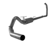 2003.5-2007 Powerstroke 4" Turbo Back Exhaust System w/ Muffler (FLO 824)-Turbo Back Exhaust System-Flo-Pro-421024-Dirty Diesel Customs