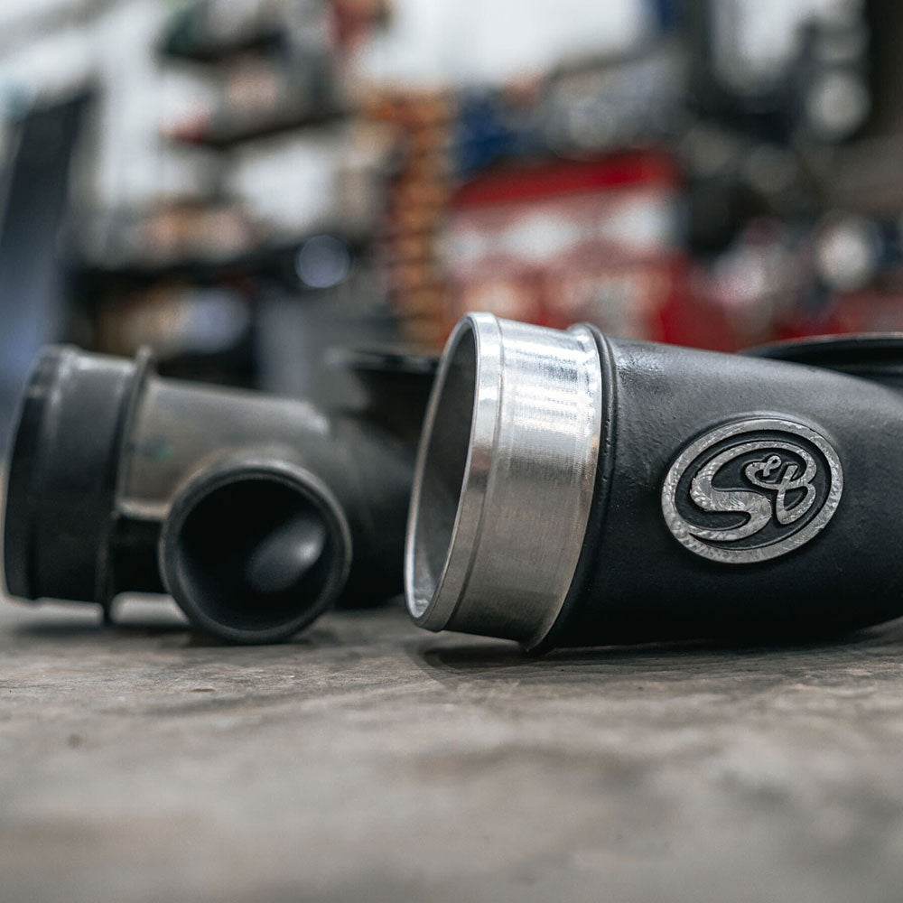2004-2005 Duramax S&B Turbo Inlet (76-1006B)-Turbo Inlets-S&B Filters-Dirty Diesel Customs