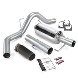 2004-2007 Cummins 4" Cat-Back Exhaust System Kit w/ Muffler SS (48700)-Cat Back Exhaust System-Banks Power-Dirty Diesel Customs