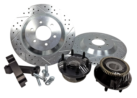 2004-2008 Powerstroke Performance Front Rotors (2261029)-Brake Rotors-Baer Brakes-Dirty Diesel Customs