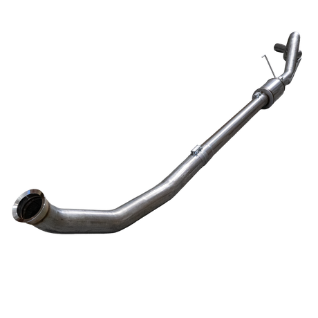 2004.5-2007 Cummins 4" Turbo Back Exhaust System w/ Muffler - Turbo Back Exhaust System - Dirty Diesel Customs