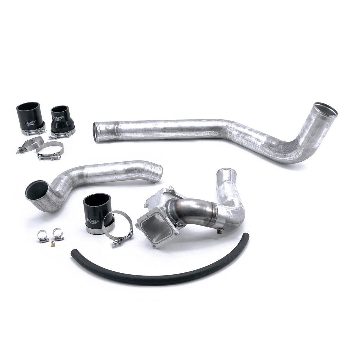 2004.5-2005 Duramax Intercooler Charge Pipe Bundle (282-HSP)-Intercooler Piping-HSP Diesel-282-HSP-RAW-Dirty Diesel Customs