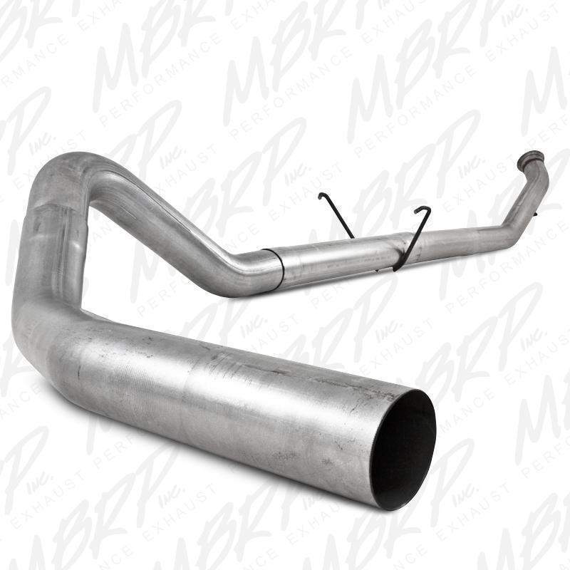 2004.5-2007 Cummins 4" Turbo Back Exhaust - No Muffler (S6126PLM)-Turbo Back Exhaust System-P1 Performance Products-S6126PLM-Dirty Diesel Customs