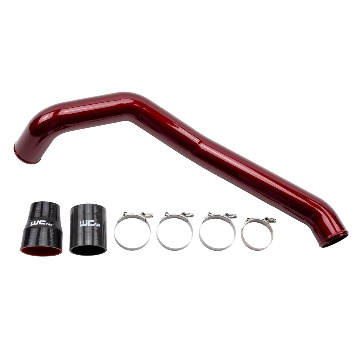 2004.5-2010 Duramax Driver Side 3" Intercooler Pipe (WCF100352)-Intercooler Piping-Wehrli Custom Fabrication-Dirty Diesel Customs