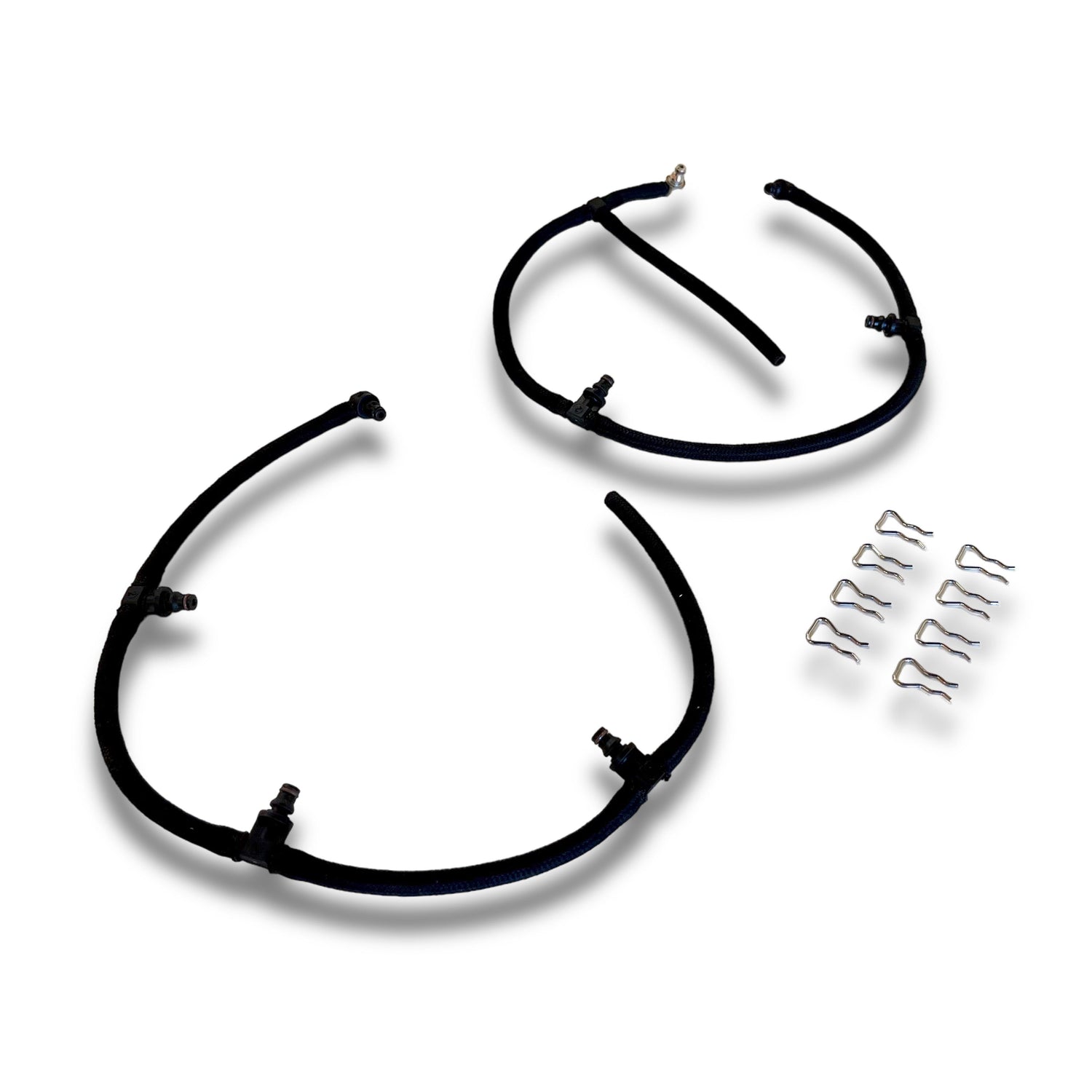 2004.5-2010 Duramax Fuel Injector Return Line & Clip Set (20249)-Fuel Injection Return Hose-Merchant Auto-Dirty Diesel Customs