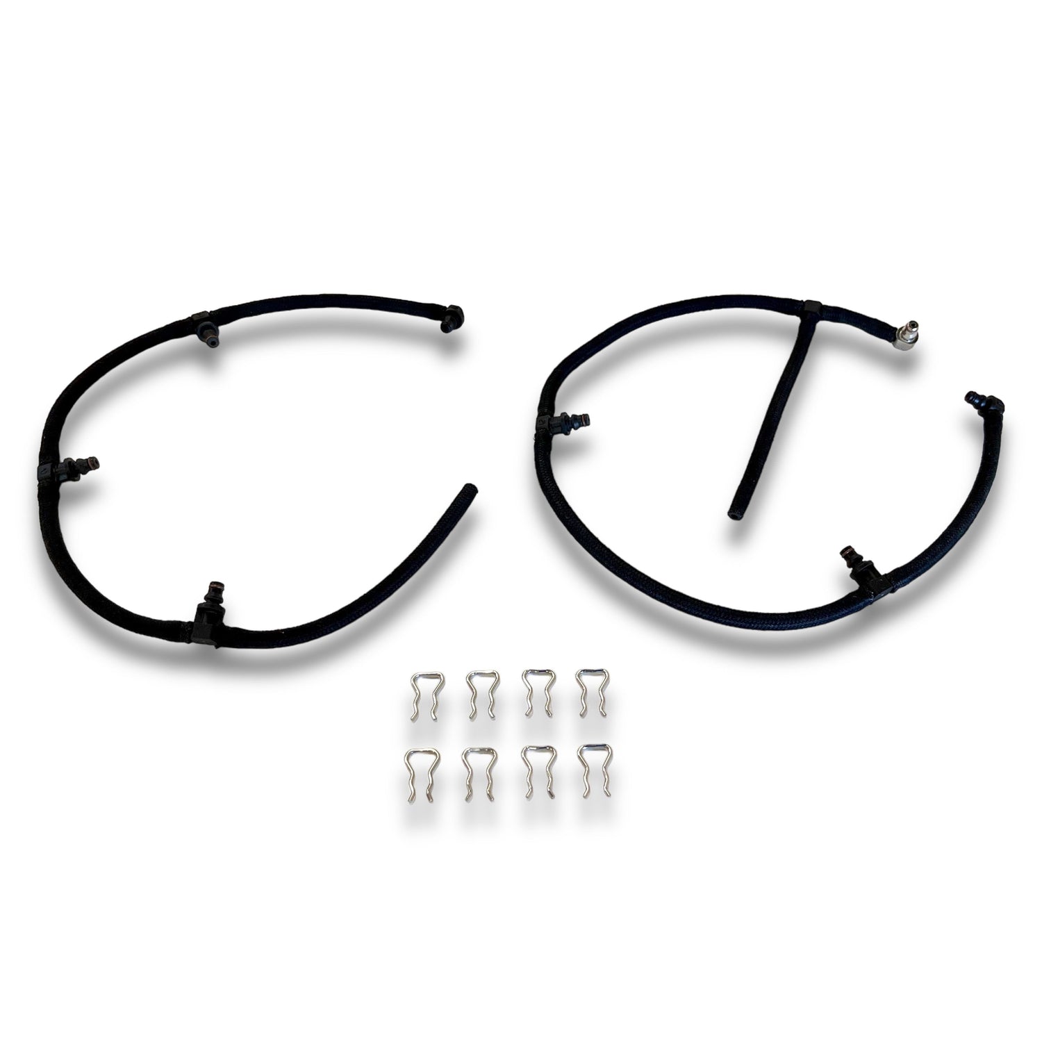 2004.5-2010 Duramax Fuel Injector Return Line & Clip Set (20249)-Fuel Injection Return Hose-Merchant Auto-Dirty Diesel Customs