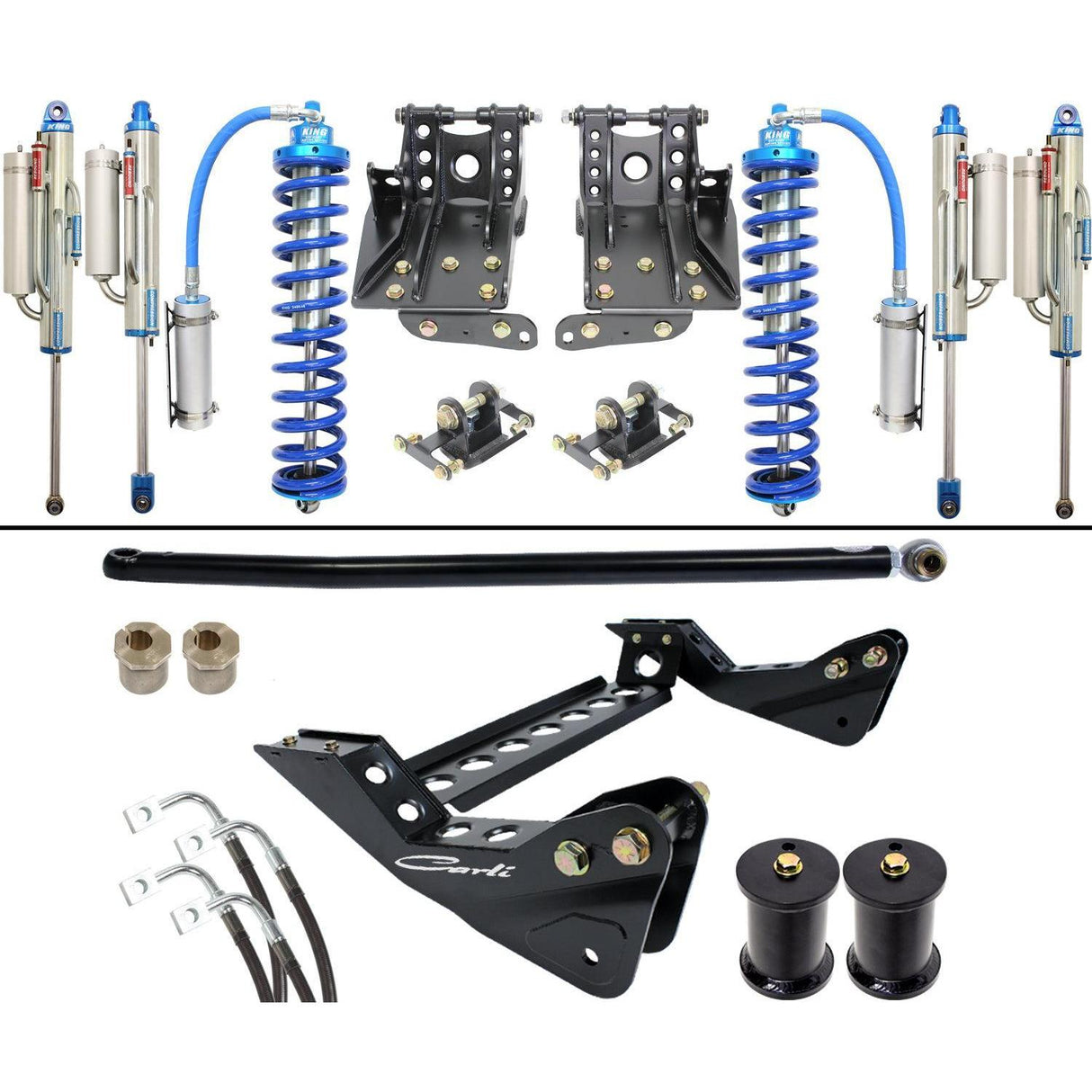 2005-2007 Powerstroke Coilover Bypass 2.5-3.5" Lift Kit (CS-FLVL-CO25-BYP-05)-Lift Kit-Carli Suspension-Dirty Diesel Customs