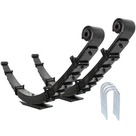 2005-2007 Powerstroke Front HD Leaf Spring Kit w/ 1” Lift (CS-FFSP-LVL-05-HD)-Leaf Springs-Carli Suspension-Dirty Diesel Customs