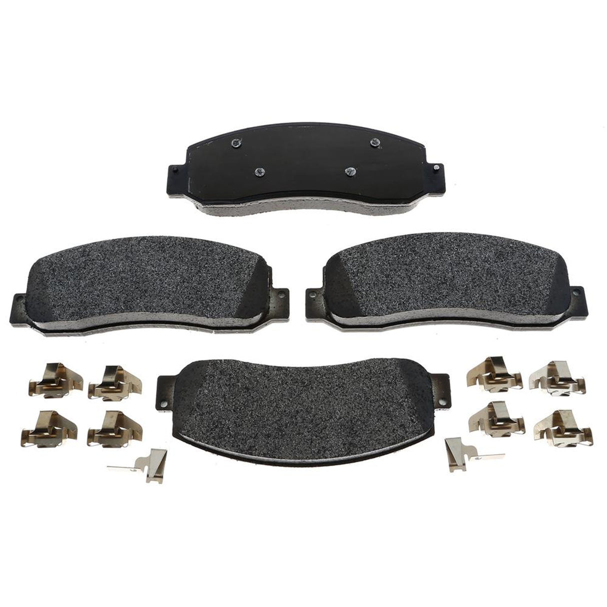 2005-2012 Powerstroke Pro Semi-Metallic Front Brake Pads (ACD17D1069SDH)-Brake Pad-ACDelco-Dirty Diesel Customs