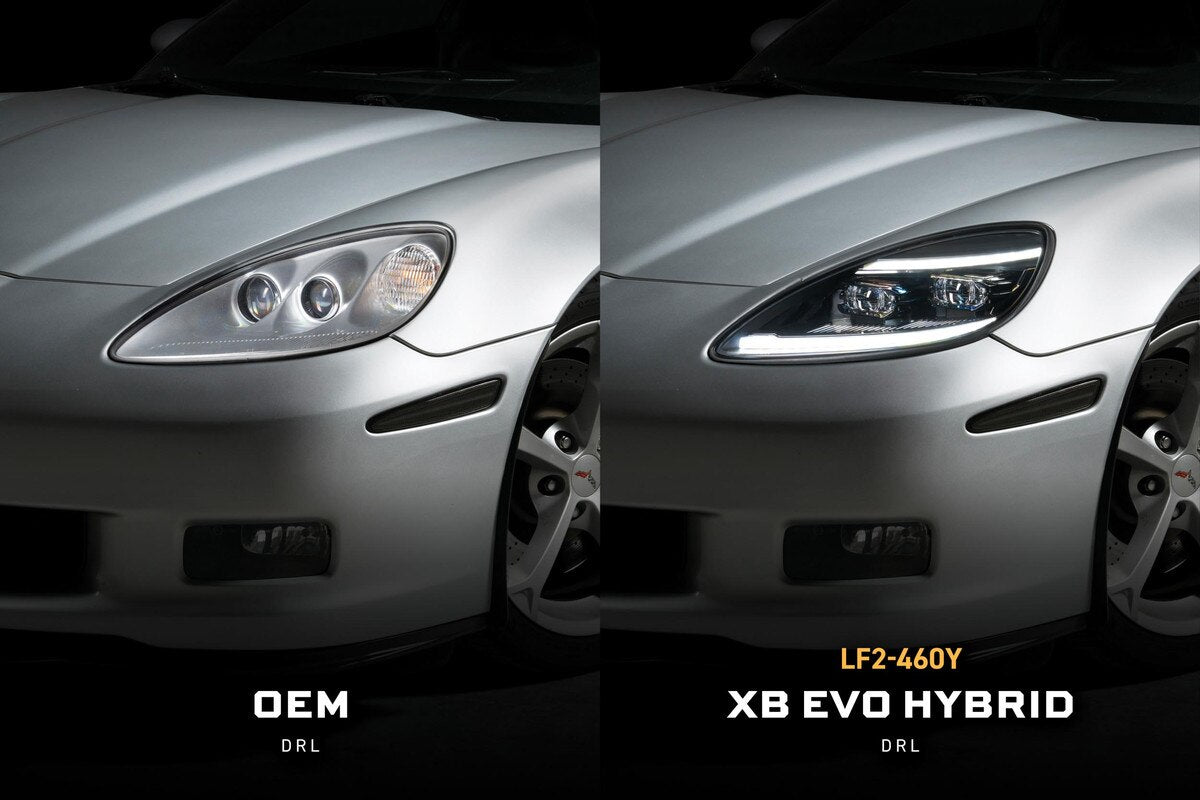 2005-2013 Corvette XB Evo Hybrid LED Headlights (LF2-460Y)