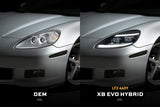 2005-2013 Corvette XB Evo Hybrid LED Headlights (LF2-460Y)