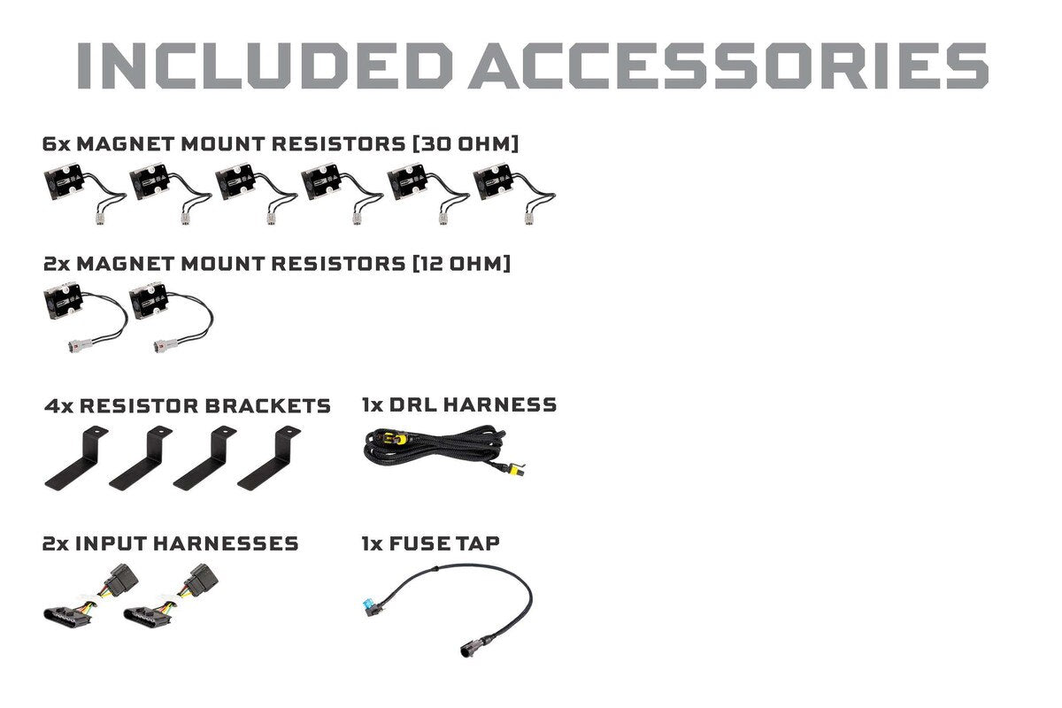 2005-2013 Corvette XB Evo Hybrid LED Headlights (LF2-460Y)