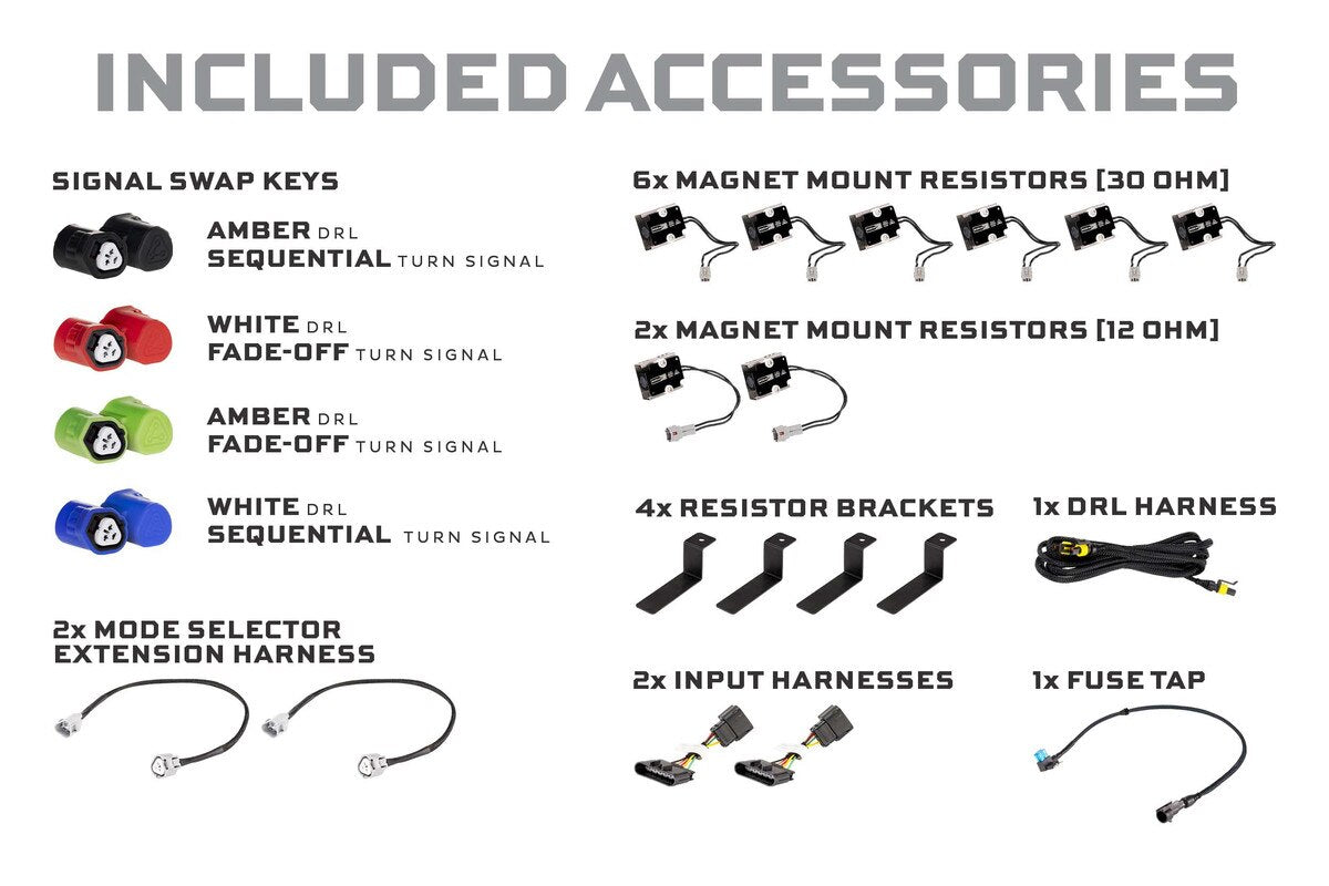2005-2013 Corvette XB Evo LED Headlights (LF2-460)
