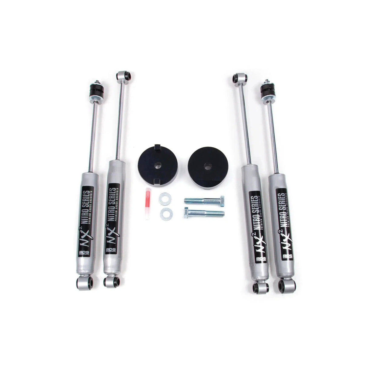 2005-2016 Powerstroke 1" Coil Spacer Leveling Kit (BDS325H)-Leveling Kit-BDS-Dirty Diesel Customs