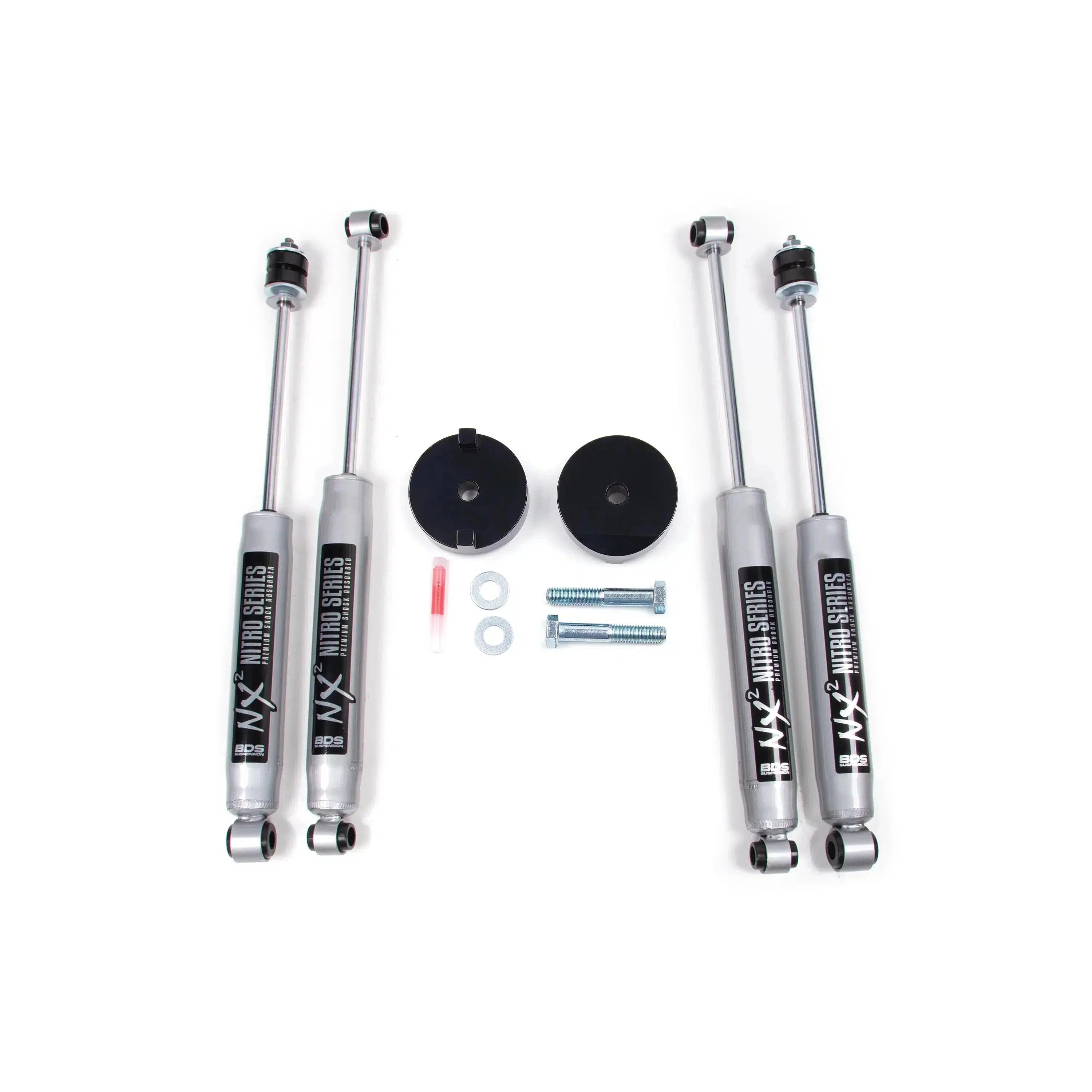 2005-2016 Powerstroke 1" Coil Spacer Leveling Kit (BDS325H)-Leveling Kit-BDS-Dirty Diesel Customs