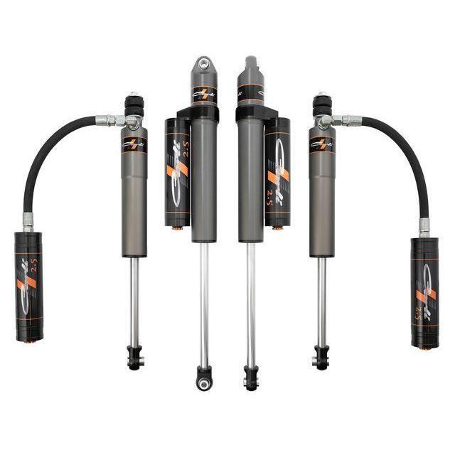 2005-2024 Powerstroke Carli Pathfinder 2.5" Level Height Shock Package (AS-FLVLSPKG-CS25RR-A)-Shocks-Carli Suspension-Dirty Diesel Customs
