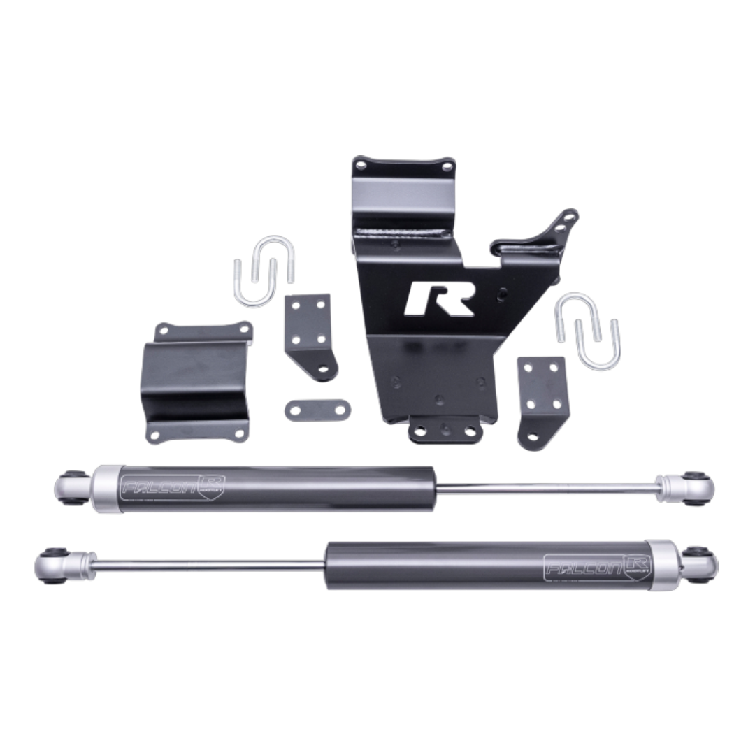 2005-2026 Powerstroke 10-Lug Dual Steering Stabilizer Kit (77-23201)