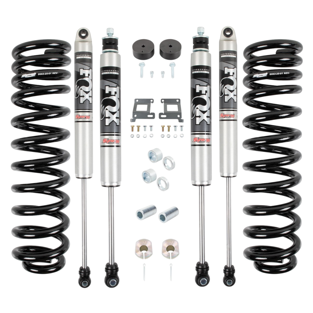 2005+ Powerstroke 4x4 Leveling System w/ Fox 2.0 IFP Smooth Body Shocks (8650-12)
