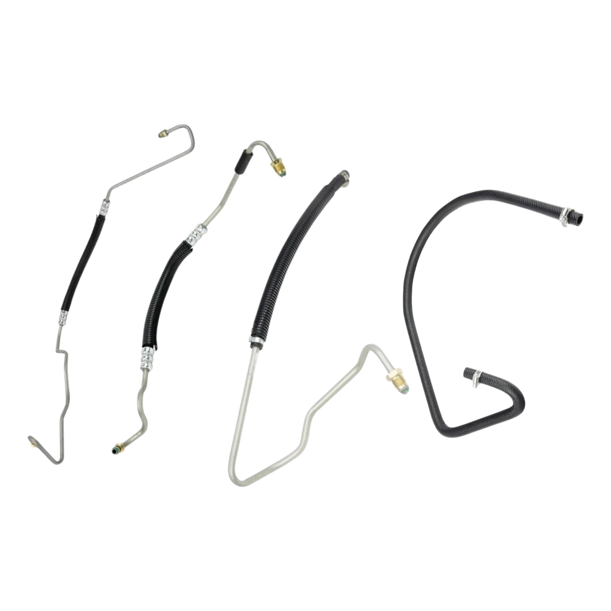 2006-2007 Duramax Power Steering Line Hose Kit (DMAX-PSL-0110BG+DMAX-PSL-0110PB+DMAX-PSL-0110RBP+DMAX-PSL-0607GB)