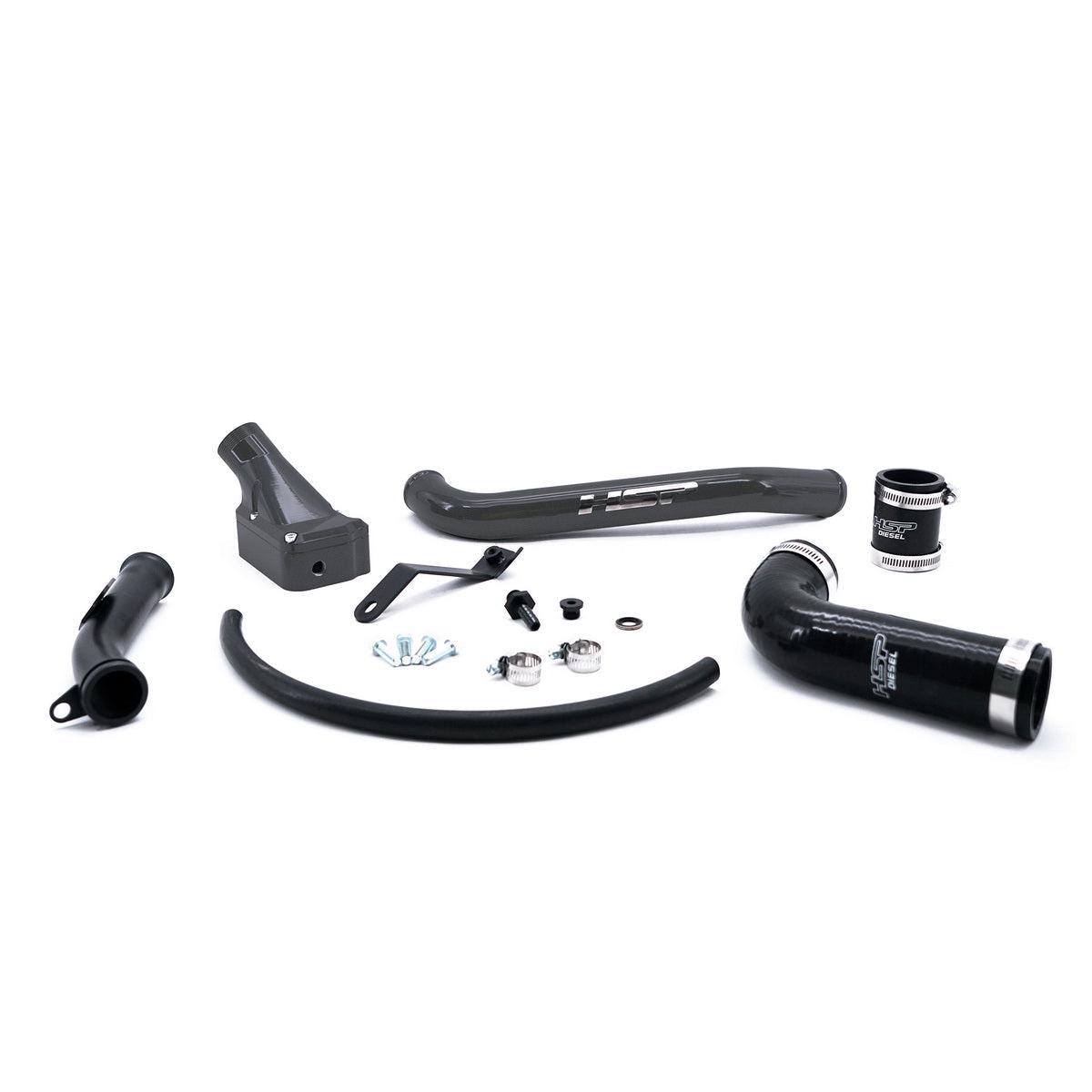 2006-2010 Duramax Billet Forward Facing Thermostat Housing Kit (041-HSP)-Thermostat Housing-HSP Diesel-Dirty Diesel Customs