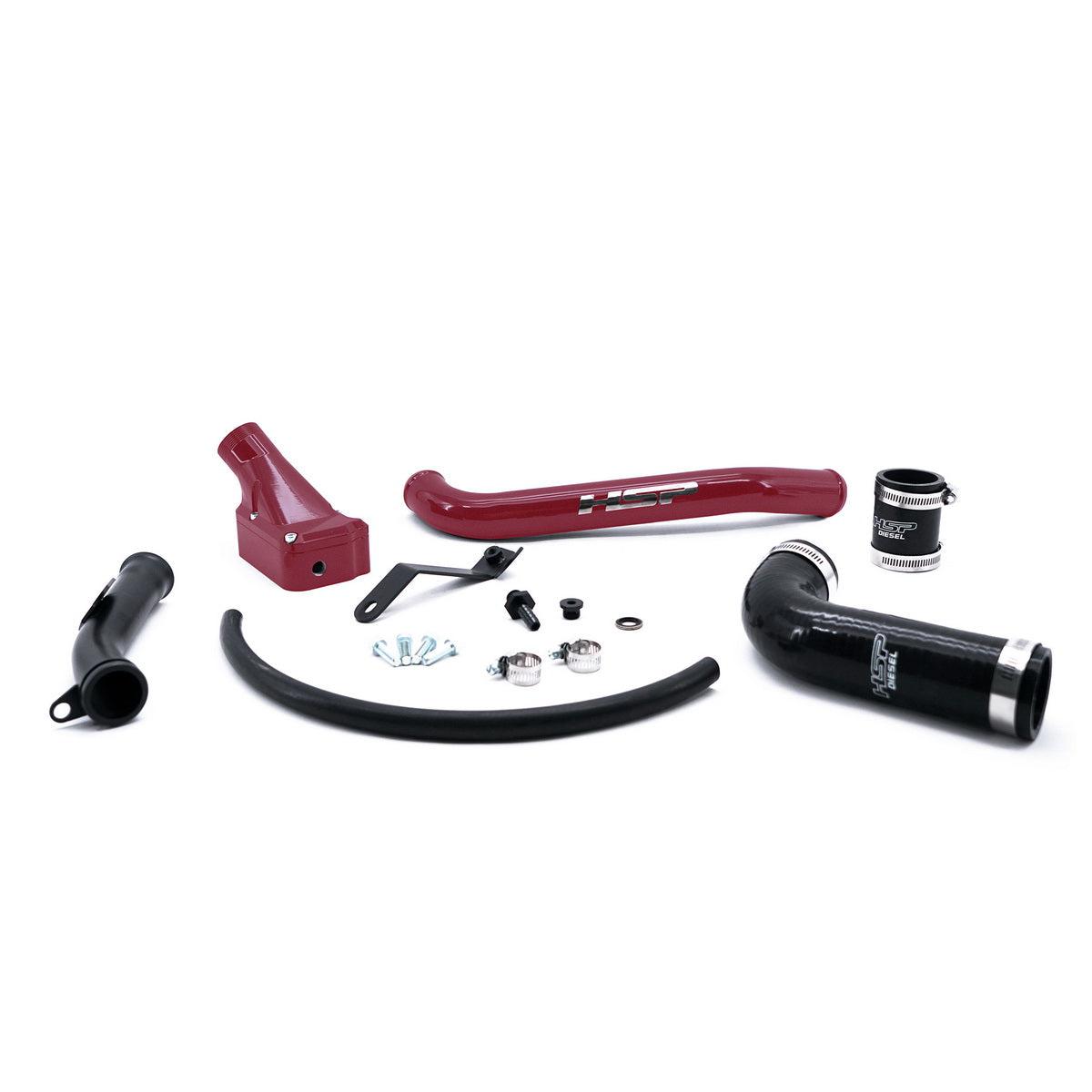 2006-2010 Duramax Billet Forward Facing Thermostat Housing Kit (041-HSP)-Thermostat Housing-HSP Diesel-Dirty Diesel Customs