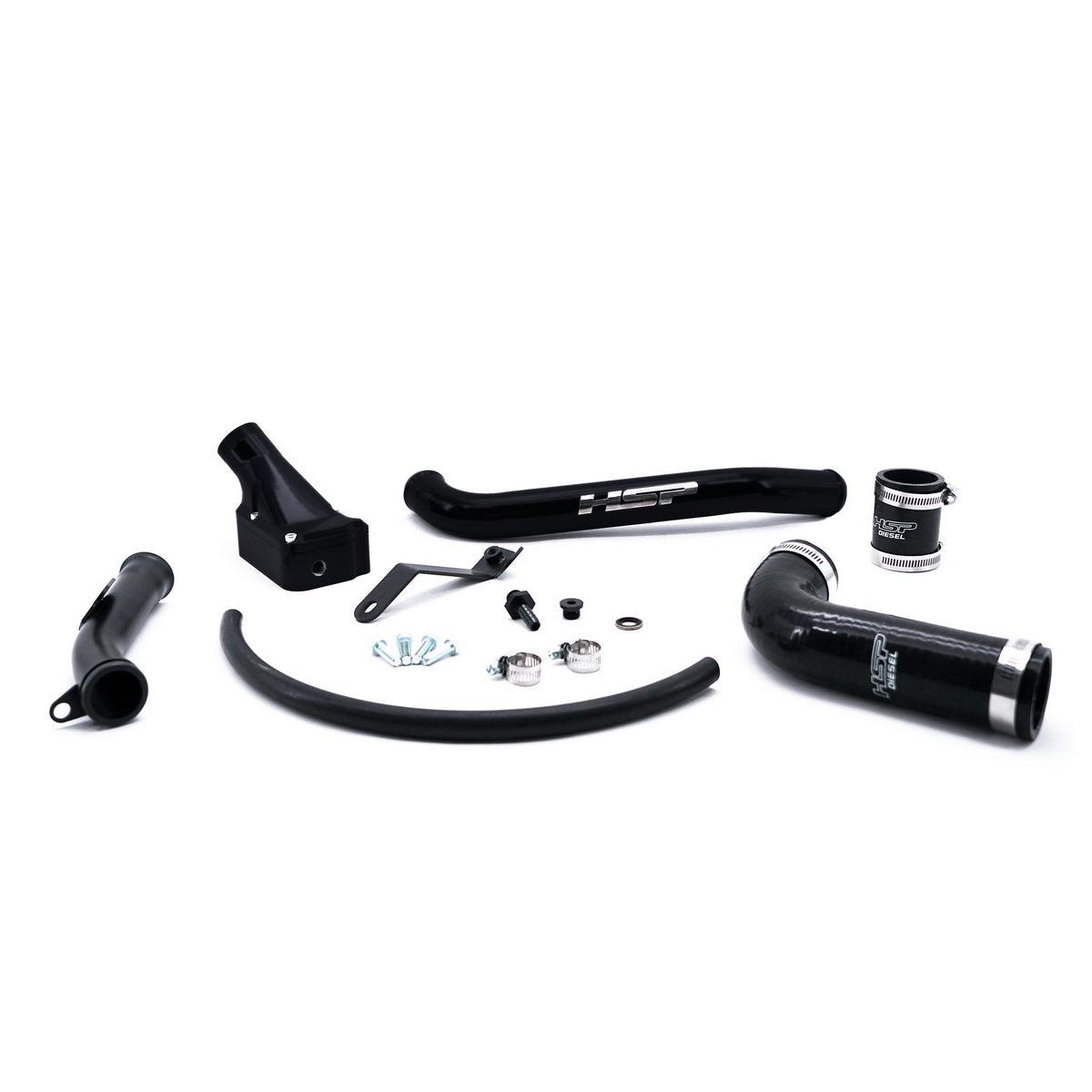 2006-2010 Duramax Billet Forward Facing Thermostat Housing Kit (041-HSP)-Thermostat Housing-HSP Diesel-Dirty Diesel Customs