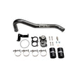 2006-2010 LBZ/ LMM Duramax Top Outlet Billet Thermostat Housing & Upper Coolant Pipe Kit (WCF100420) - WC Fab Grey (Kingsport Grey)
