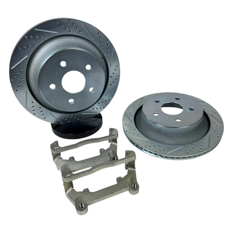 2006-2022 EcoDiesel Performance Rear Rotors (2142009)-Brake Rotors-Baer Brakes-Dirty Diesel Customs