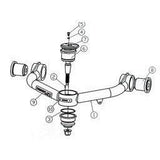 2007-2016 GMC 1500 Leveling & Big Lift Upper Control Arms (67-37640)-Suspension Components-ReadyLift-Dirty Diesel Customs