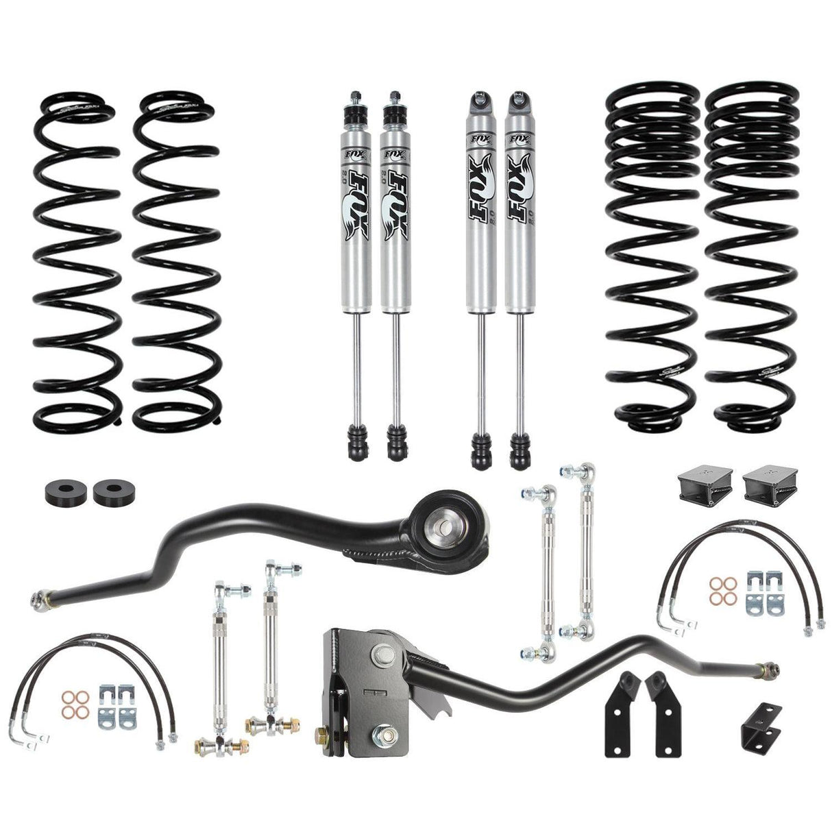 2007-2017 Wrangler 3” Lift Commuter 2.0 System (CS-JKU-C20-07)-Lift Kit-Carli Suspension-Dirty Diesel Customs