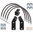 2007-2017 Wrangler Extended Brake Lines, Guides & E-Brake Drop Bracket w/ 2.5"-3" Lift (CS-JBBLKIT-11)-Brake Lines-Carli Suspension-Dirty Diesel Customs