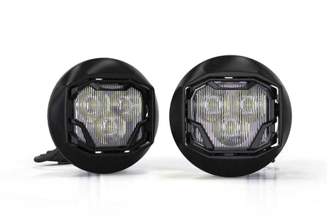 2007-2018 GMC/Ford 4Banger GM Type Fog Light Brackets (BAF015)-Lighting Hardware-Morimoto-Dirty Diesel Customs