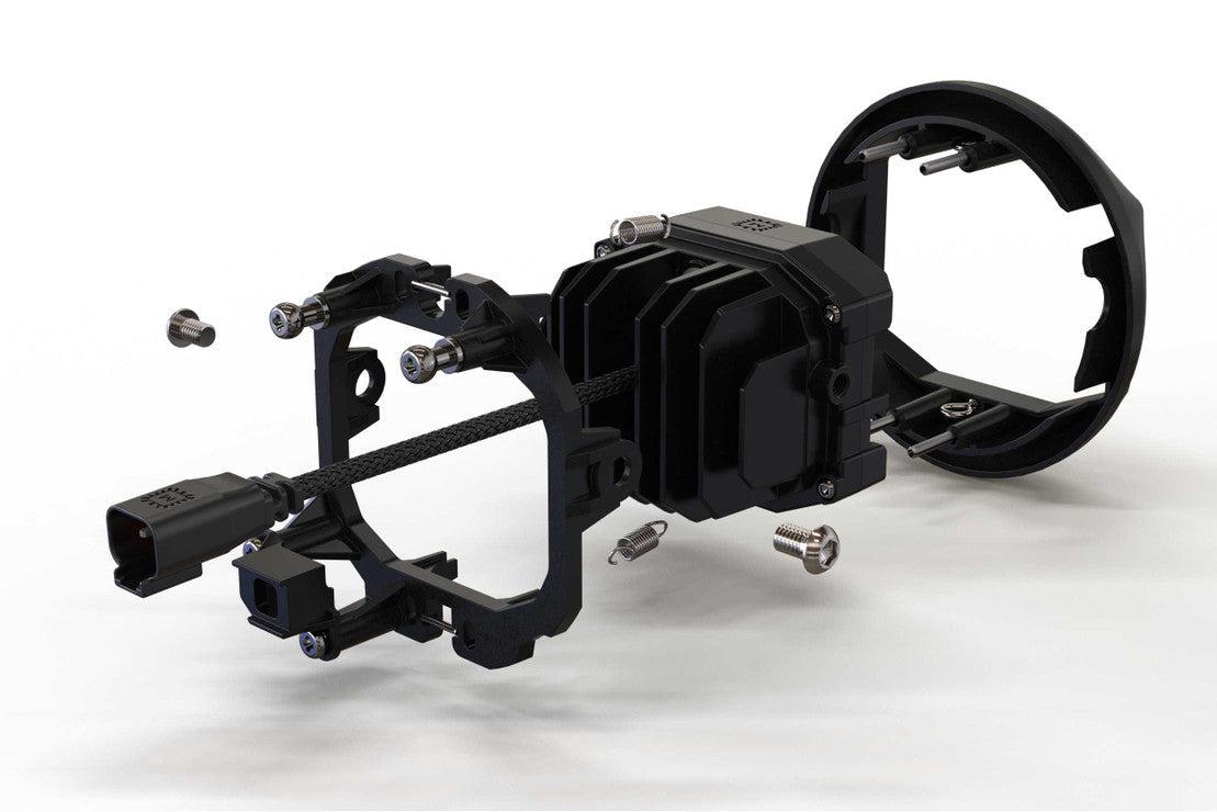 2007-2018 GMC/Ford 4Banger GM Type Fog Light Brackets (BAF015)-Lighting Hardware-Morimoto-Dirty Diesel Customs