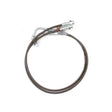 2007-2018 Jeep Front Braided Stainless Steel Brake Lines for 4" Lift (47-6435)-Brake Lines-ReadyLift-Dirty Diesel Customs