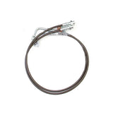 2007-2018 Jeep Front Braided Stainless Steel Brake Lines for 4" Lift (47-6435)-Brake Lines-ReadyLift-Dirty Diesel Customs
