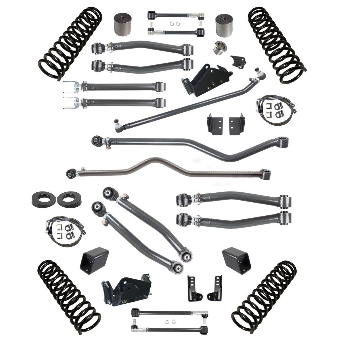 2007-2018 Jeep Stage 3 4.5" Lift Kit (8043-45)-Lift Kit-Synergy MFG-Dirty Diesel Customs