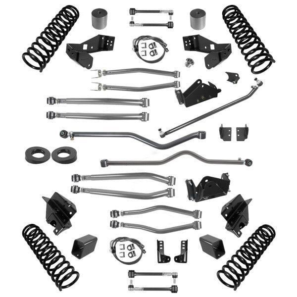 2007-2018 Jeep Stage 4 4.5" Lift Kit (8044-45)-Lift Kit-Synergy MFG-Dirty Diesel Customs