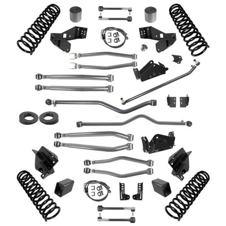 2007-2018 Jeep Stage 4 4.5" Lift Kit (8044-45)-Lift Kit-Synergy MFG-Dirty Diesel Customs