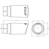 2007-2019 Duramax 4" Performance Exhaust Upgrade 304 SS (117020100)-Exhaust Tips-PPE-Dirty Diesel Customs