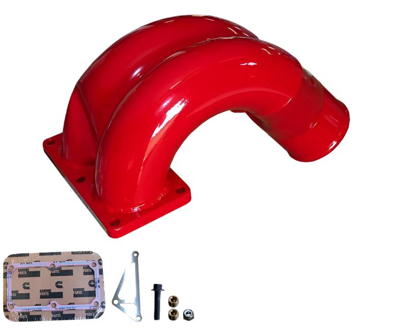 2007-2024 Cummins 3.5" Mega Intake Manifold (PDC0718MIM)-Intake Manifold-Pusher-PDC0718MIM_R-Dirty Diesel Customs