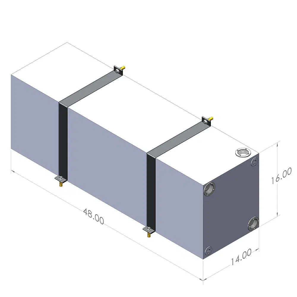 2007-2024 Transit/Sprinter S&B 24 Gallon Wheel Well Water Tank (Both Sides) (10-3005)-Water Tank-S&B Tanks-Dirty Diesel Customs