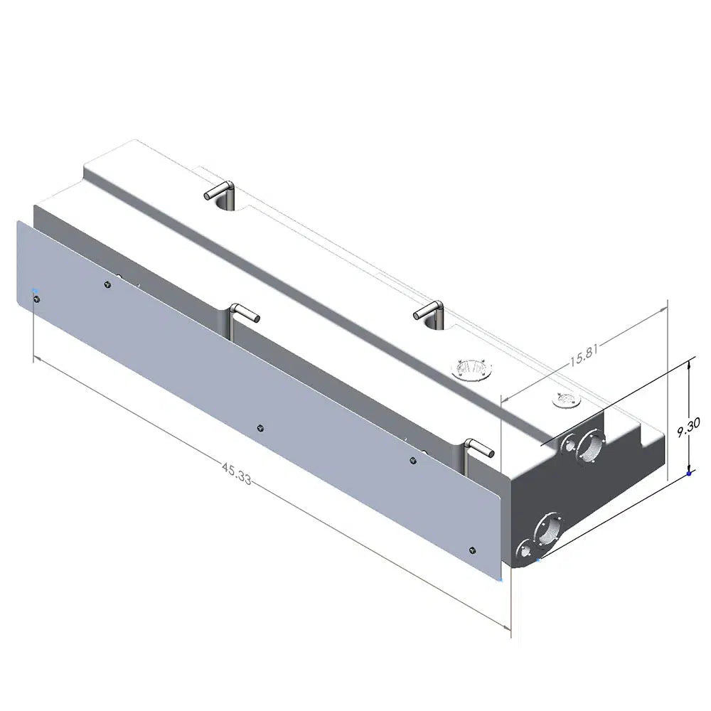 2007-2025 Sprinter S&B 16 Gallon Undercarriage Fresh Water Tank (Passenger Side) (10-3009)-Water Tank-S&B Tanks-Dirty Diesel Customs