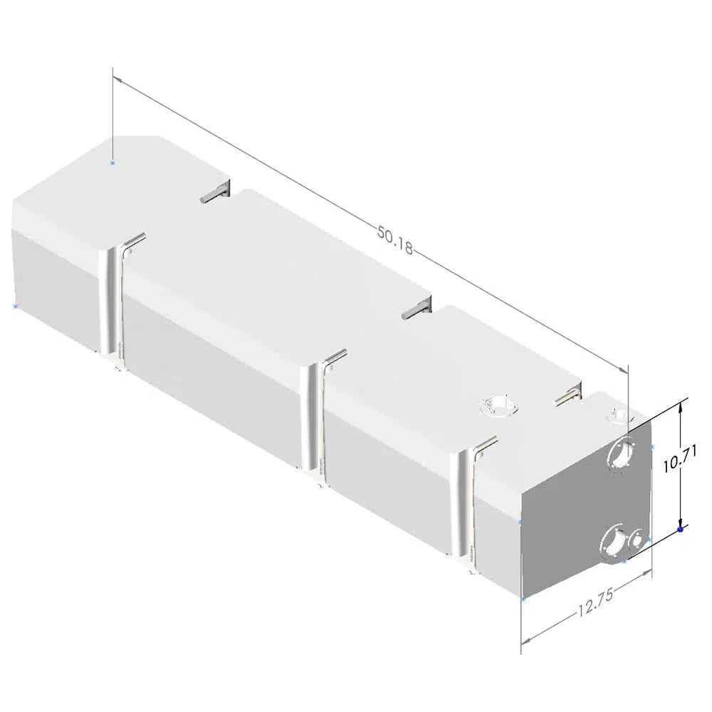 2007-2025 Sprinter S&B 22 Gallon Undercarriage Fresh Water Tank (Drivers Side) (10-3012)-Water Tank-S&B Tanks-Dirty Diesel Customs