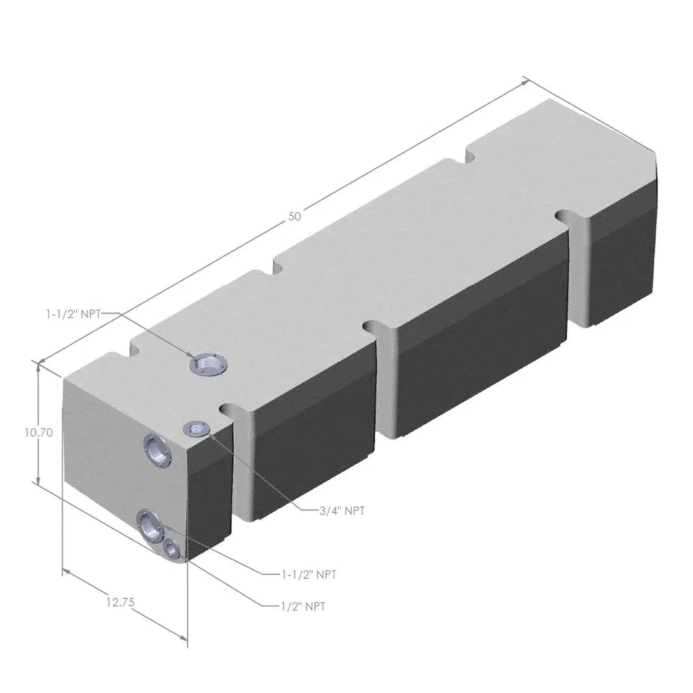 2007-2025 Sprinter S&B 22 Gallon Undercarriage Fresh Water Tank (Drivers Side) (10-3012)-Water Tank-S&B Tanks-Dirty Diesel Customs