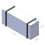 2007-2025 Transit/Sprinter S&B 35 Gallon Wheel Well Water Tank (Passenger Side) (10-3007)-Water Tank-S&B Tanks-Dirty Diesel Customs